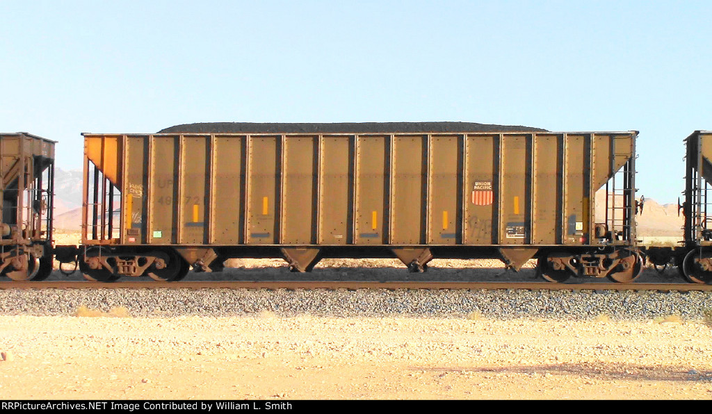 WB Loaded Coal Hooper Frt at Erie NV W-Pshr -72